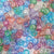 pastel glitter colors 6 x 9mm plastic pony beads