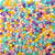 Opaque Pastel Colors of 6 x 9mm Plastic Pony Beads
