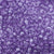 Vintage Amethyst Purple Transparent Plastic Pony Beads 6 x 9mm, 500 beads