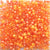 pony beads in a mixed of different shades of orange