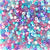 Mermaid Mix Plastic Pony Beads 6 x 9mm, 500 beads