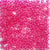 Dark Pink Transparent Plastic Pony Beads 6 x 9mm, 500 beads
