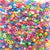 Sweet Confetti Mix Plastic Pony Beads 6 x 9mm, 250 beads
