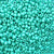 Matte Light Turquoise Opaque Plastic Pony Beads 6 x 9mm, 500 beads