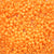 Matte Orange Opaque Plastic Pony Beads 6 x 9mm, 500 beads
