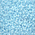 Matte Blue Cloud Opaque Plastic Pony Beads 6 x 9mm, 500 beads