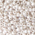 Satin Matte Bridal White Pearl Plastic Pony Beads 6 x 9mm, 150 beads