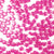 Star Plastic Pony Beads, Hot Pink Glitter, 125 beads