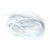 White Flat Elastic Stretch Cord, 3.5mm wide, 5 yards